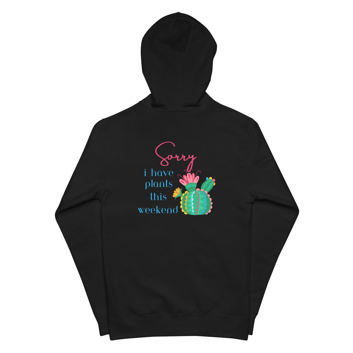 I Have Plants - Unisex fleece zip up hoodie