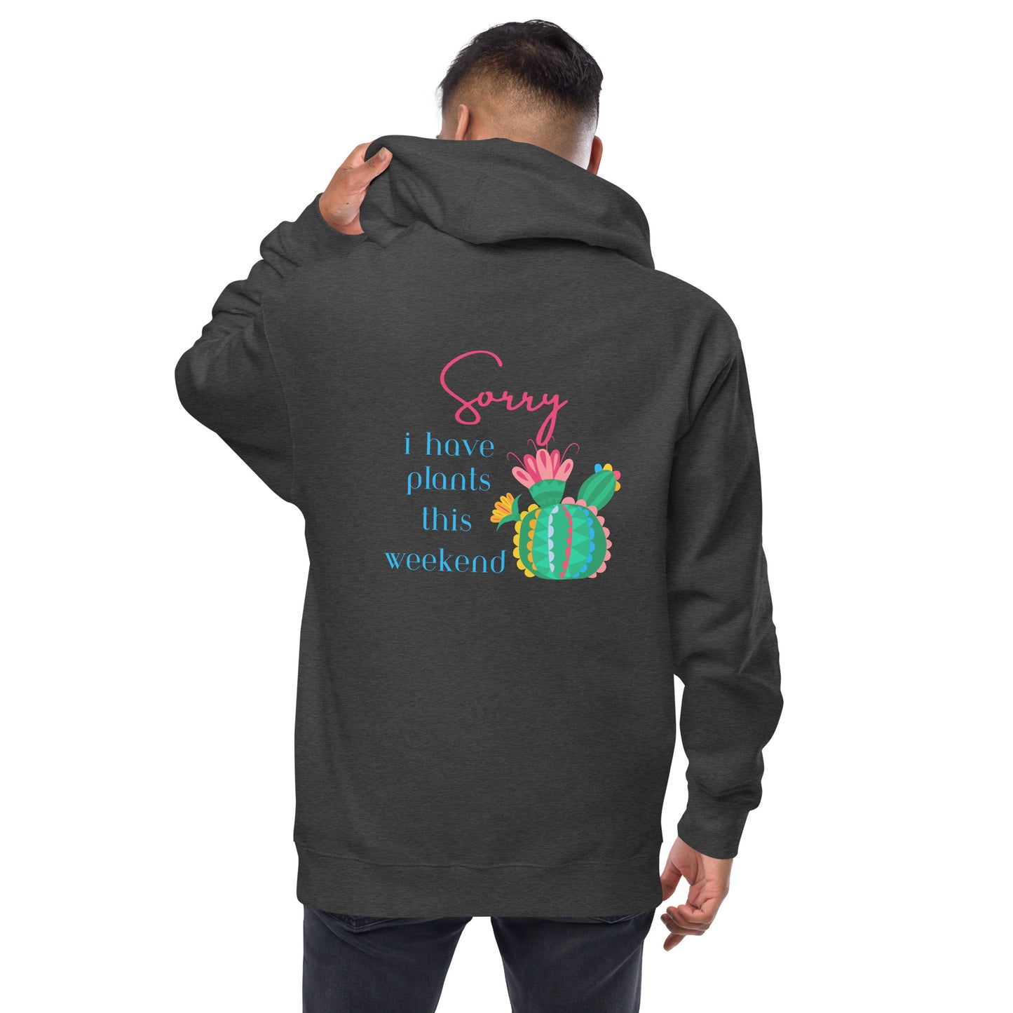 I Have Plants - Unisex fleece zip up hoodie