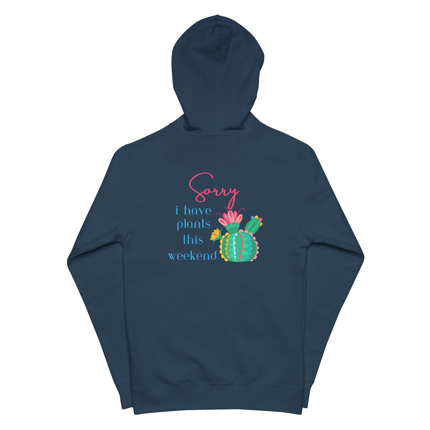I Have Plants - Unisex fleece zip up hoodie