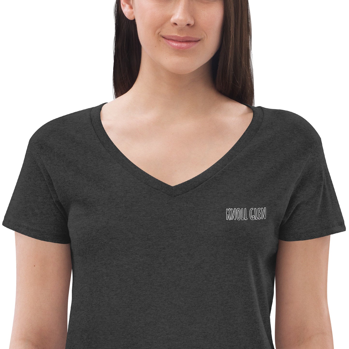 Women’s recycled v-neck t-shirt