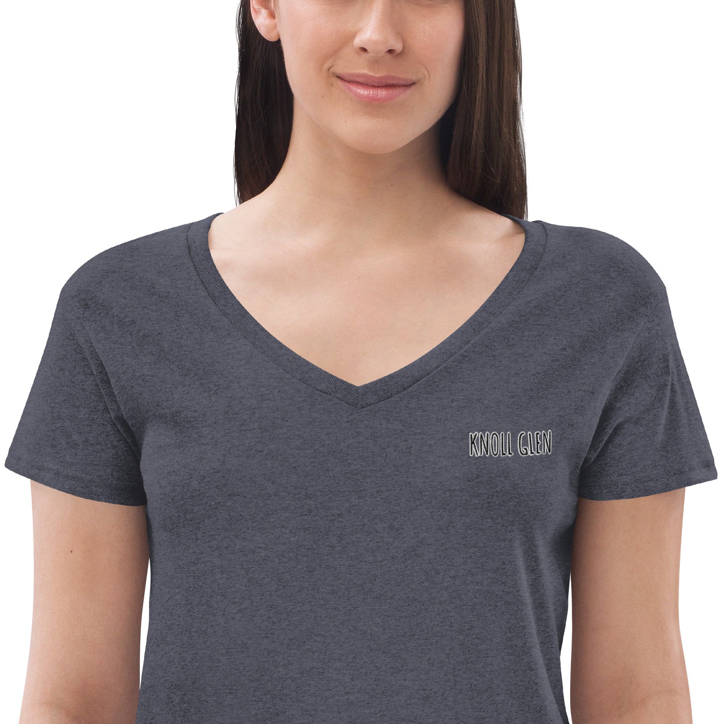 Women’s recycled v-neck t-shirt