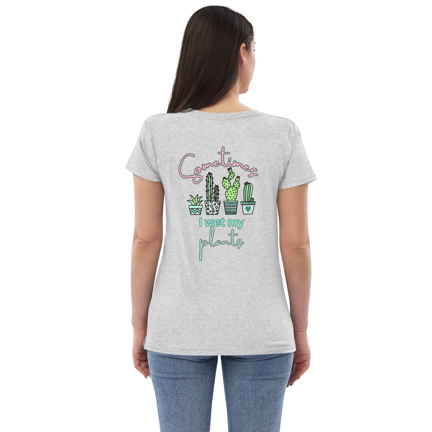 Women’s recycled v-neck t-shirt