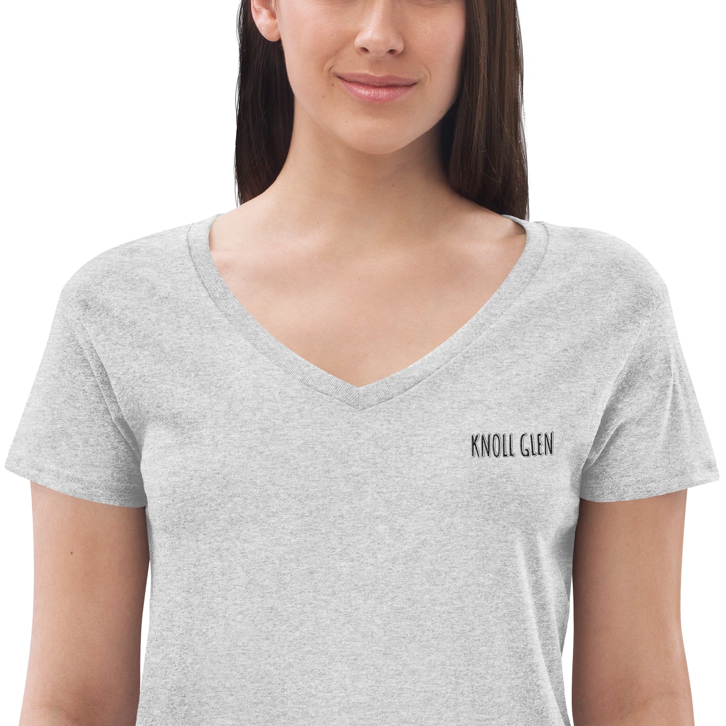 Women’s recycled v-neck t-shirt