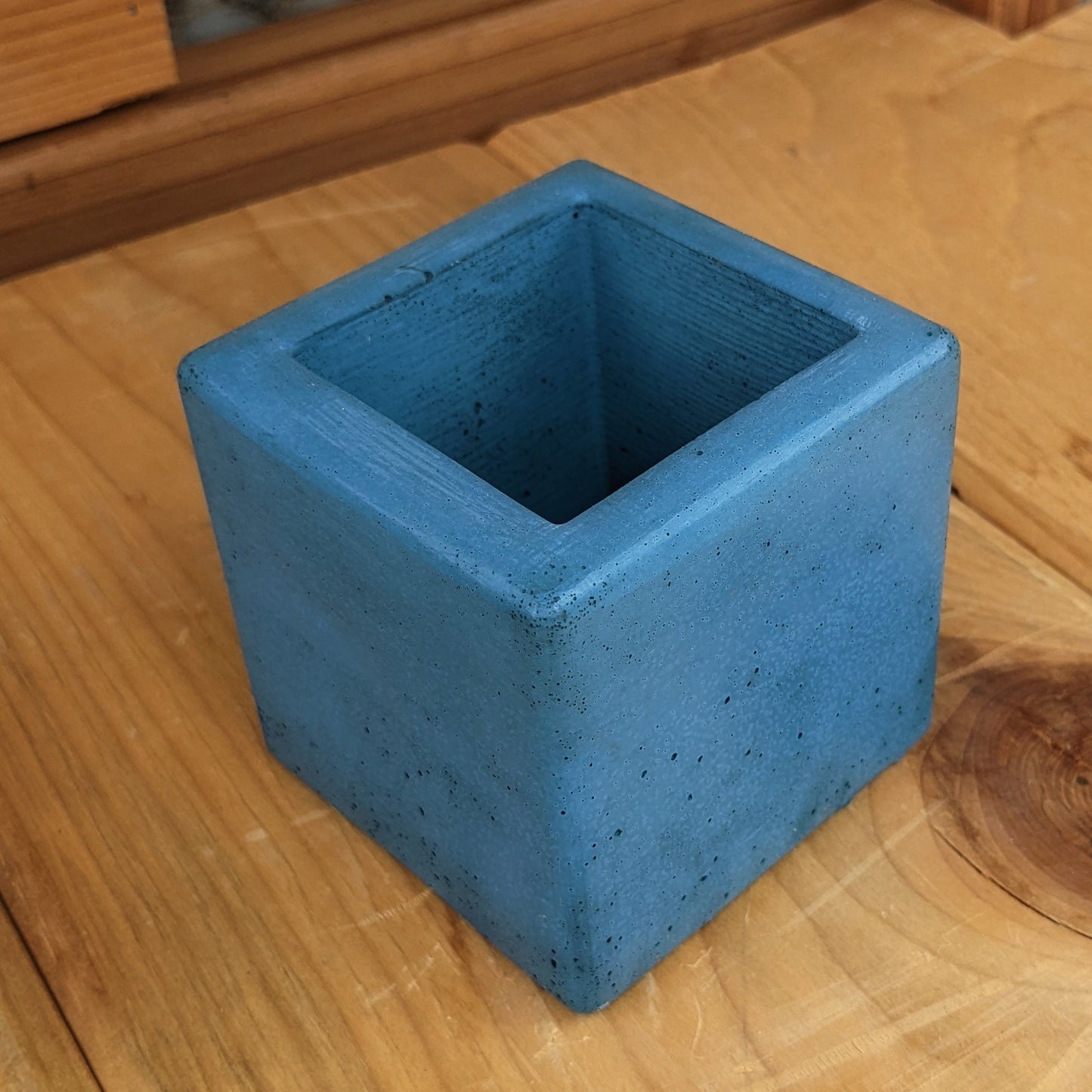 Self Watering - Square Concrete Pot